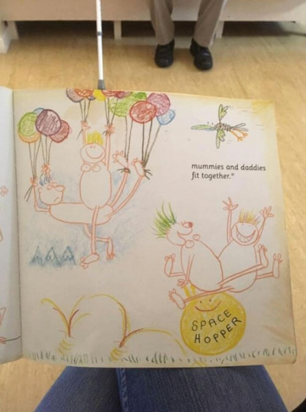 Детская книжка, лежавшая в приёмной врача, смутила мать семейства